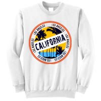 Los Angeles California Retro Circle LA Sweatshirt