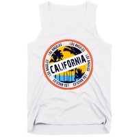 Los Angeles California Retro Circle LA Tank Top