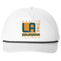 Los Angeles California Vintage Style LA Snapback Five-Panel Rope Hat