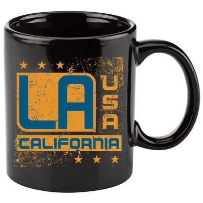 Los Angeles California Vintage Style LA 11oz C Handle Ceramic Mug