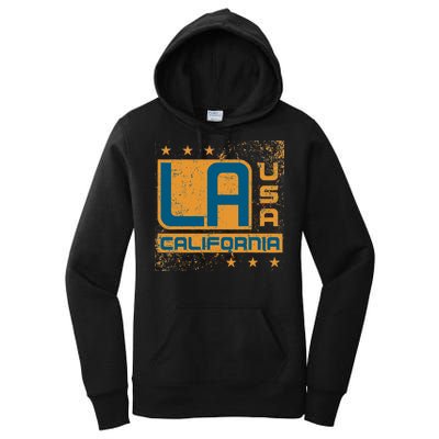 Los Angeles California Vintage Style LA Women's Pullover Hoodie