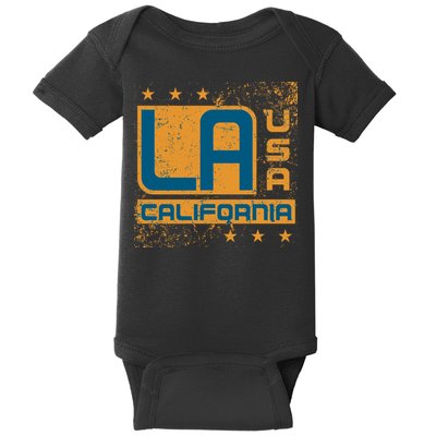 Los Angeles California Vintage Style LA Baby Bodysuit