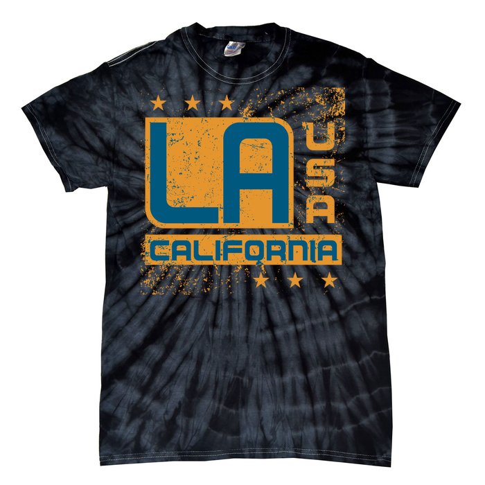 Los Angeles California Vintage Style LA Tie-Dye T-Shirt