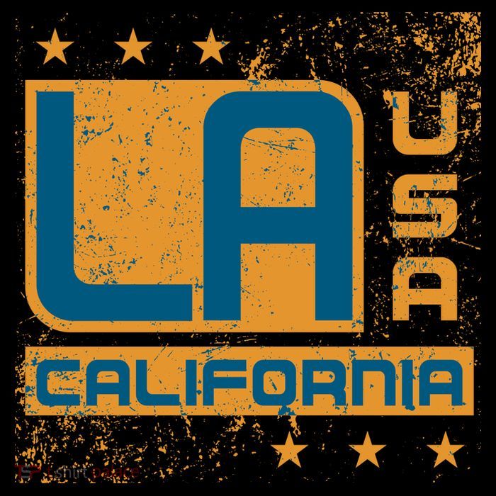 Los Angeles California Vintage Style LA Womens T-Shirt