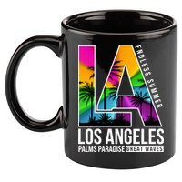 Los Angeles Endless Summer 11oz C Handle Ceramic Mug