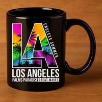 Los Angeles Endless Summer 11oz C Handle Ceramic Mug