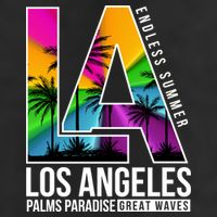 Los Angeles Endless Summer 11oz C Handle Ceramic Mug