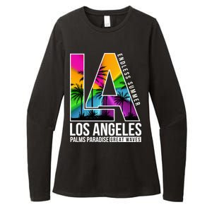 Los Angeles Endless Summer Womens CVC Long Sleeve Shirt