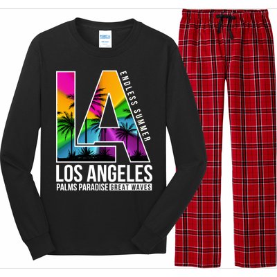 Los Angeles Endless Summer Long Sleeve Pajama Set