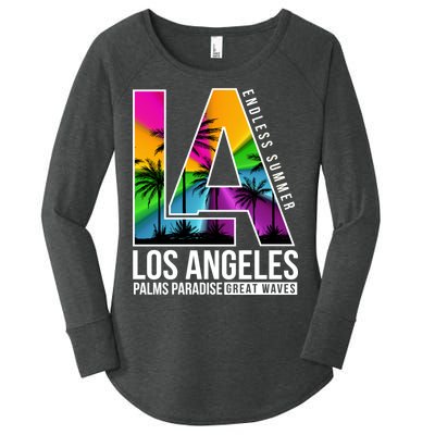 Los Angeles Endless Summer Women's Perfect Tri Tunic Long Sleeve Shirt