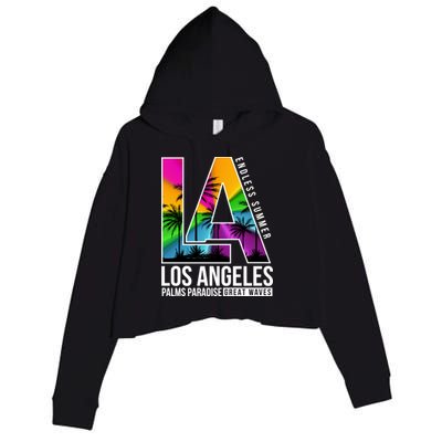 Los Angeles Endless Summer Crop Fleece Hoodie