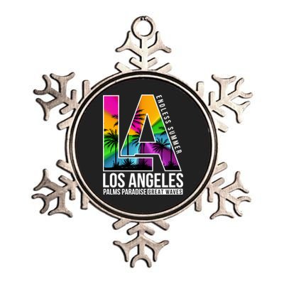 Los Angeles Endless Summer Metallic Star Ornament