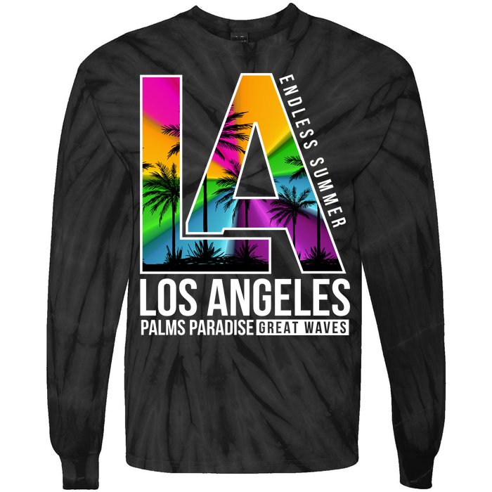 Los Angeles Endless Summer Tie-Dye Long Sleeve Shirt