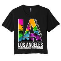 Los Angeles Endless Summer Women's Crop Top Tee