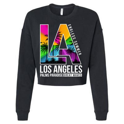 Los Angeles Endless Summer Cropped Pullover Crew