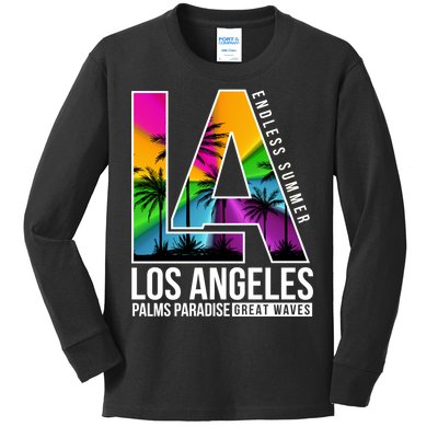 Los Angeles Endless Summer Kids Long Sleeve Shirt