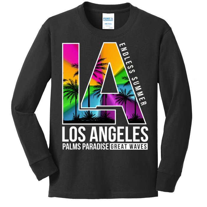 Los Angeles Endless Summer Kids Long Sleeve Shirt