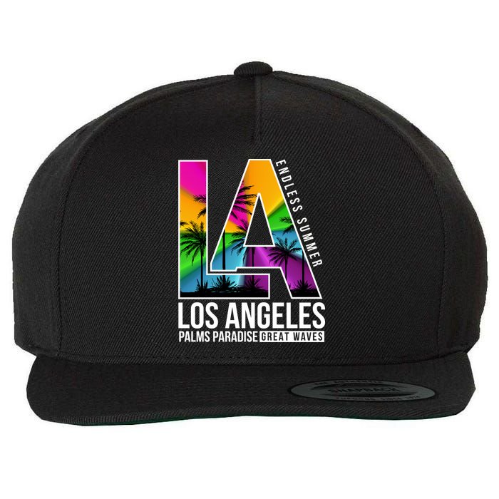 Los Angeles Endless Summer Wool Snapback Cap