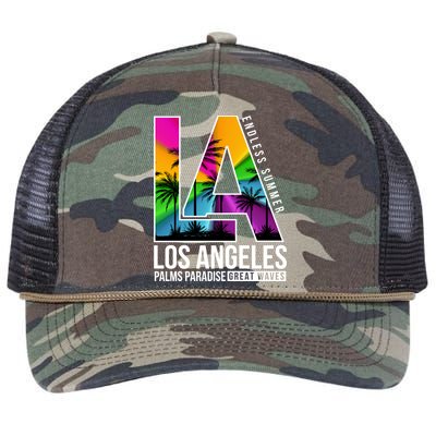 Los Angeles Endless Summer Retro Rope Trucker Hat Cap