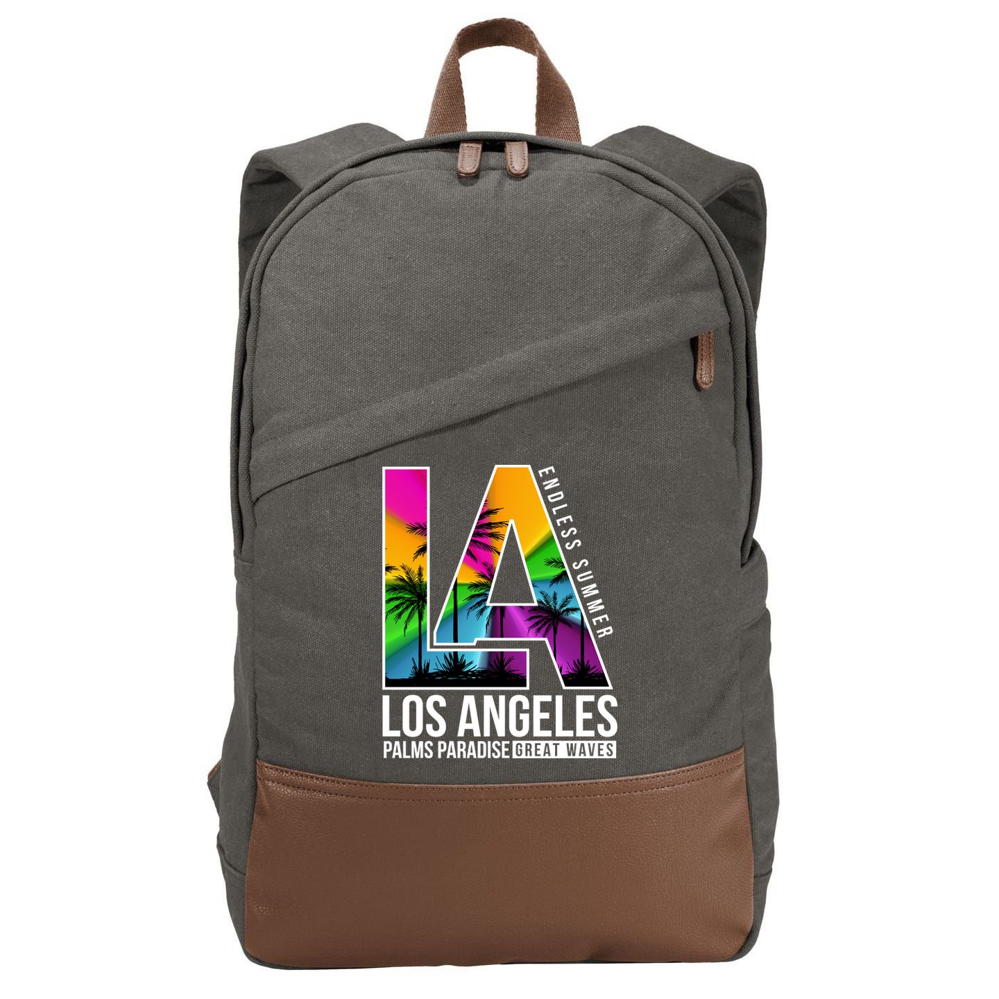 Los Angeles Endless Summer Cotton Canvas Backpack
