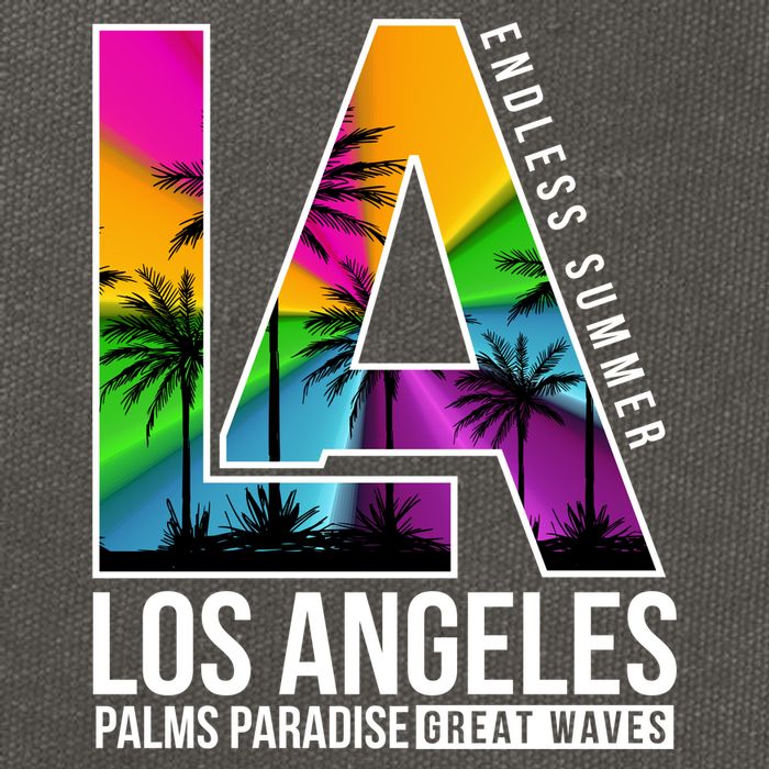 Los Angeles Endless Summer Cotton Canvas Backpack