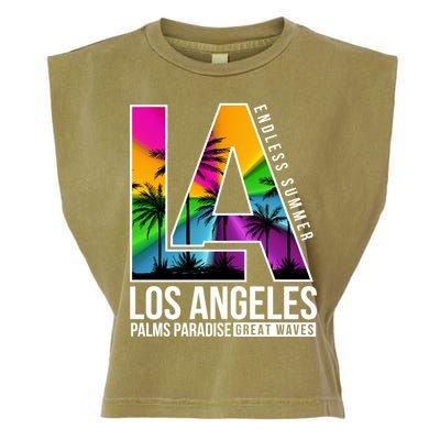 Los Angeles Endless Summer Garment-Dyed Women's Muscle Tee