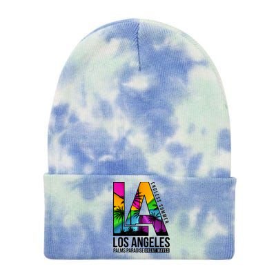 Los Angeles Endless Summer Tie Dye 12in Knit Beanie