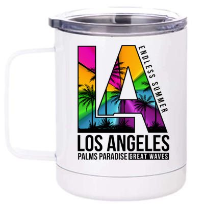 Los Angeles Endless Summer 12 oz Stainless Steel Tumbler Cup