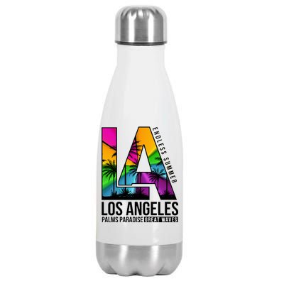 Los Angeles Endless Summer Stainless Steel Insulated Water Bottle