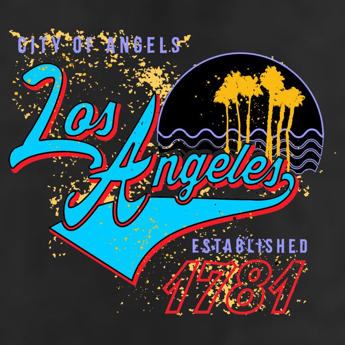 Los Angeles Est 1781 Retro Cool Comfort Performance Bucket Hat