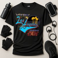 Los Angeles Est 1781 Retro Cooling Performance Crew T-Shirt