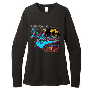 Los Angeles Est 1781 Retro Womens CVC Long Sleeve Shirt