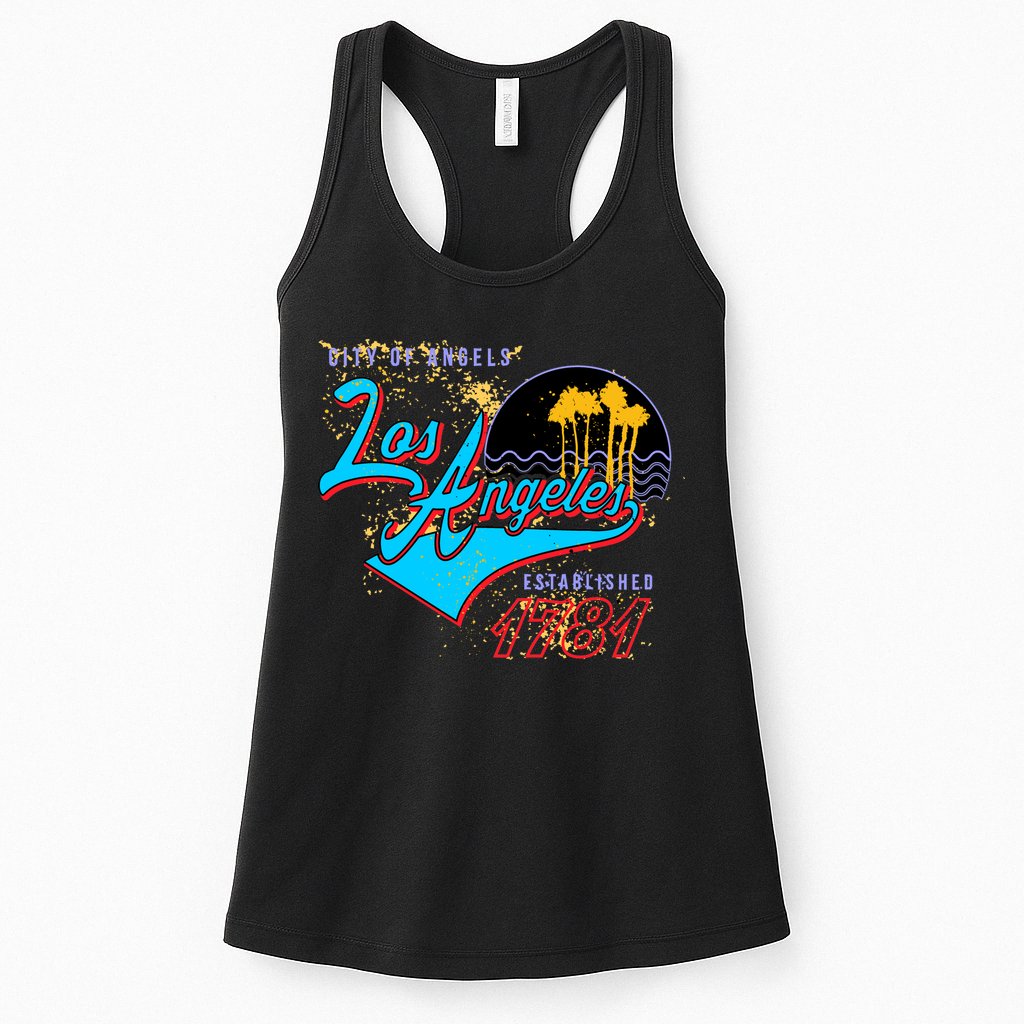 Los Angeles Est 1781 Retro Womens Tank Top
