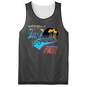 Los Angeles Est 1781 Retro Mesh Reversible Basketball Jersey Tank