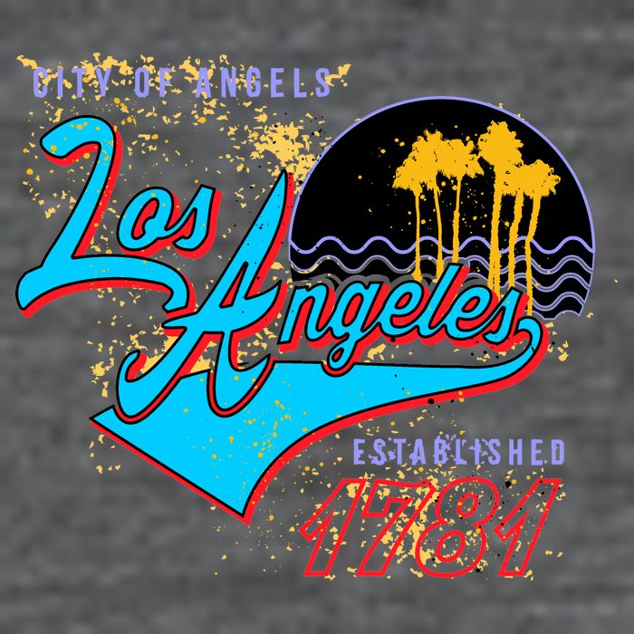 Los Angeles Est 1781 Retro Kids T-Shirt
