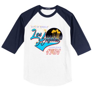 Los Angeles Est 1781 Retro Baseball Sleeve Shirt