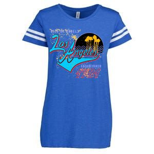 Los Angeles Est 1781 Retro Enza Ladies Jersey Football T-Shirt