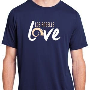 Los Angeles Love Football Fan Adult ChromaSoft Performance T-Shirt