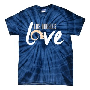 Los Angeles Love Football Fan Tie-Dye T-Shirt