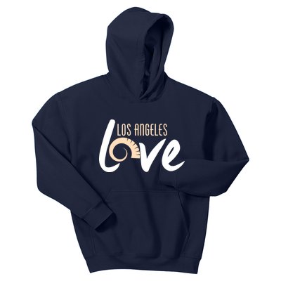 Los Angeles Love Football Fan Kids Hoodie