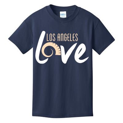 Los Angeles Love Football Fan Kids T-Shirt