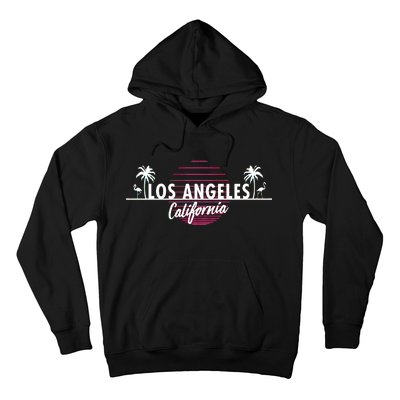 Los Angeles Retro Palm Trees Hoodie