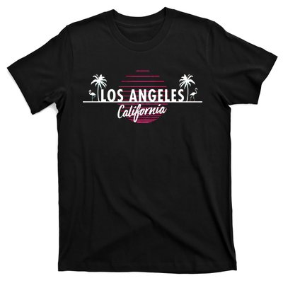 Los Angeles Retro Palm Trees T-Shirt