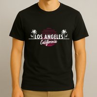 Los Angeles Retro Palm Trees T-Shirt