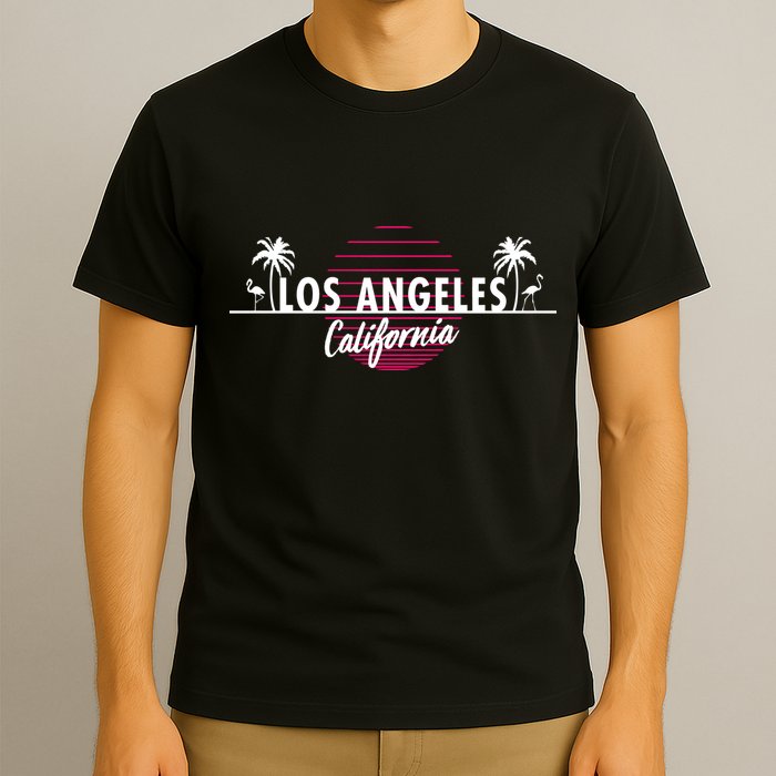 Los Angeles Retro Palm Trees T-Shirt