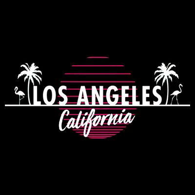 Los Angeles Retro Palm Trees T-Shirt