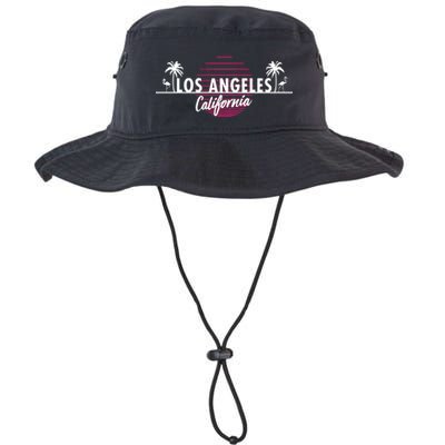 Los Angeles Retro Palm Trees Bucket Hat