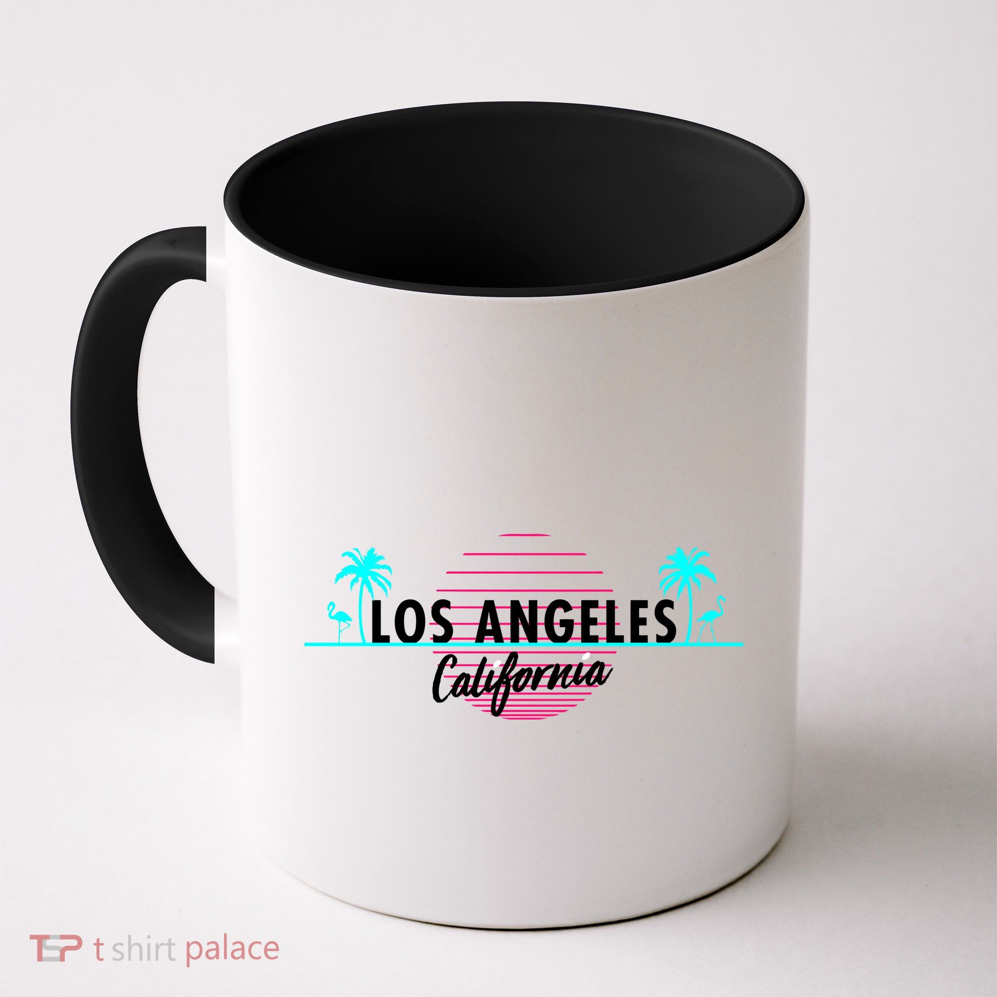 Los Angeles Retro Palm Trees Coffee Mug