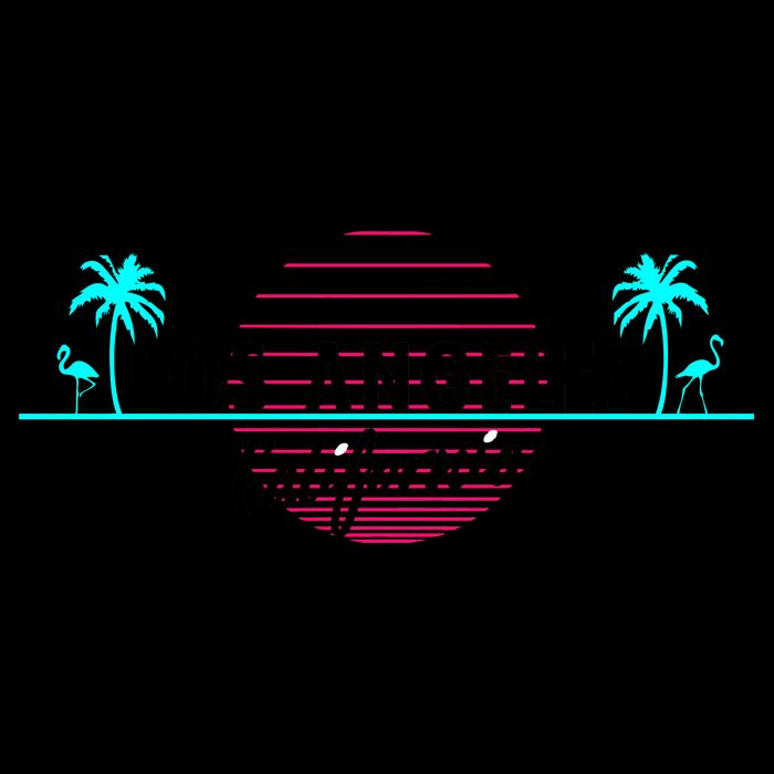 Los Angeles Retro Palm Trees Mug