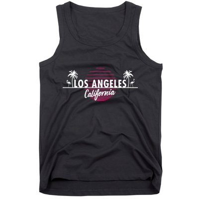 Los Angeles Retro Palm Trees Tank Top